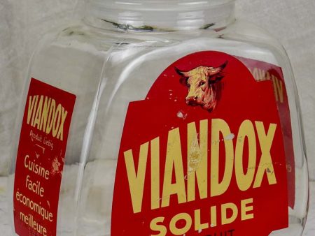 1940 s Viandox jar - French stock bouillon cubes Online