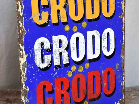 Vintage Italian Crodo Sign Online now