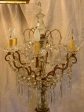 Late 19th Century crystal and bronze floor lamp 72¾  Online