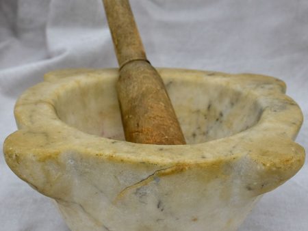 19th Century French marble mortar Sale