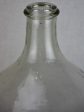 Antique French demijohn bottle with clear glass 19¾  on Sale