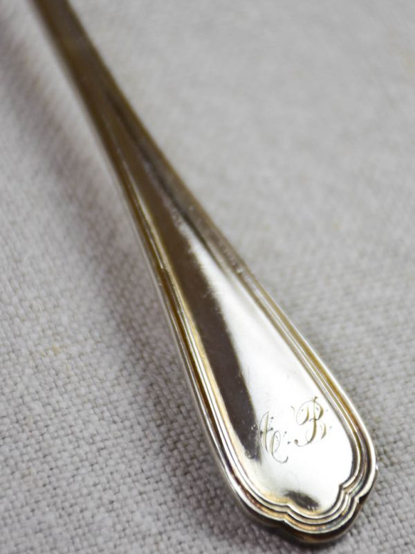 Mid-century French silver plate cutlery set - Christofle flatware Online Sale