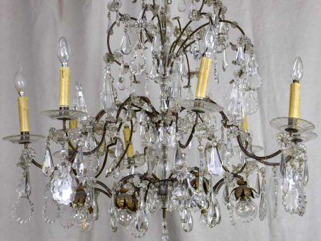 Large 19th Century French crystal chandelier - 16 lights Fashion