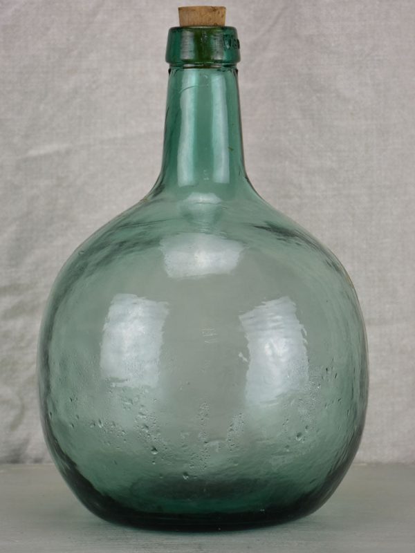 Small antique French demijohn bottle For Cheap