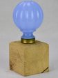 Napoleon III balustrade ball - blue opaline glass Discount