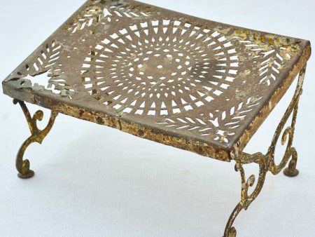 19th Century French garden footrest on Sale