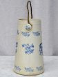 Antique French milk pitcher with cow and flowers Fashion