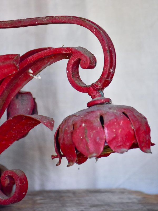 Pair of Rustic Red Chandeliers Cheap