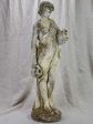 French sculpture of a draped lady collecting water 35  Sale