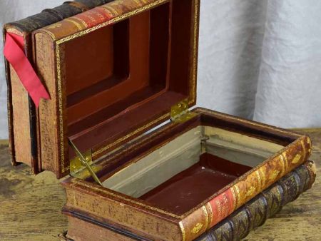 Antique French secret storage books Hot on Sale