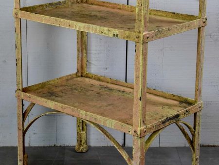 Antique French industrial shelving unit Online