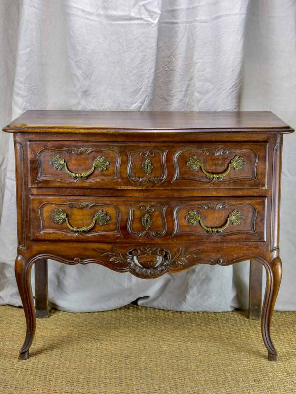 Mid Century French Provencal two drawer commode on Sale