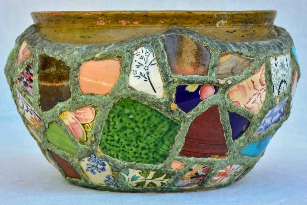 1920 s pot plant holder - mosaic 12¼  Online Sale