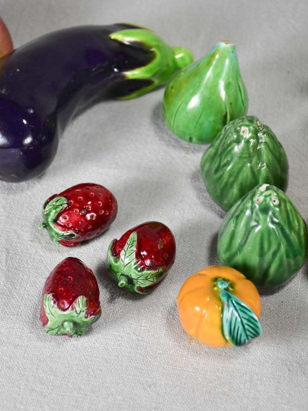 Collection of mid-century porcelain fruit and vegetables Online Hot Sale