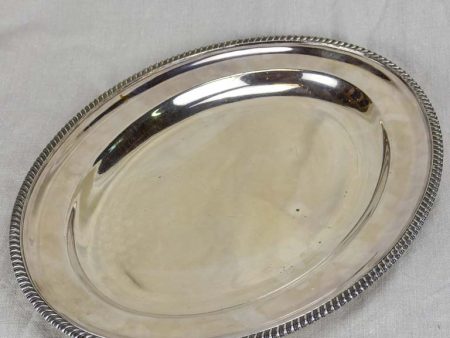 Early 19th Century Old Sheffield oval platter Online now