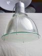 Vintage glass industrial light (3 available) 17¾  Online now