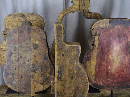 Rare set of ten antique French guitar molds on Sale