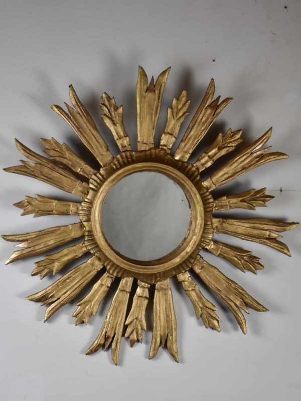 Late 19th Century French sunburst mirror 19  Online Sale