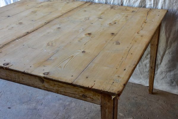 Large rustic farmhouse garden table - square Online