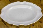 Large ironstone oval platter - late 19th Century 17  x 12¼  Cheap