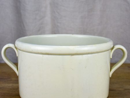 Broad French kitchen bowl   pot with handles 6  on Sale