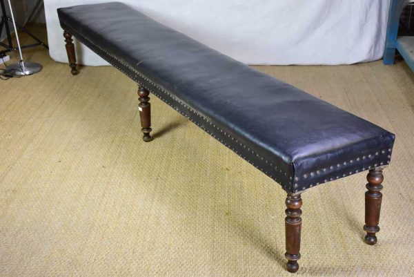 Long Napoleon III French bench seat from a bistro 110¼  Fashion