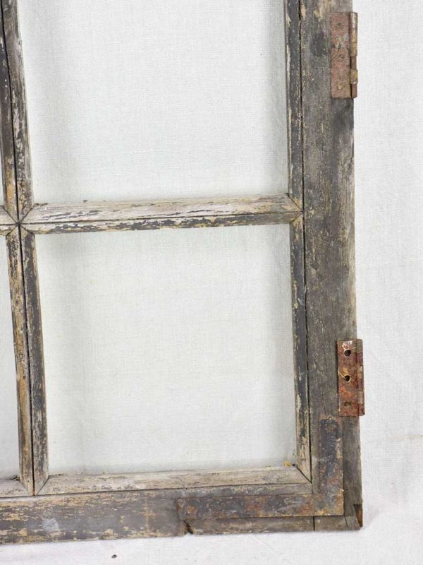 Salvaged 18th Century Louis XVI window - 6 panes 37  x 24¾  Fashion