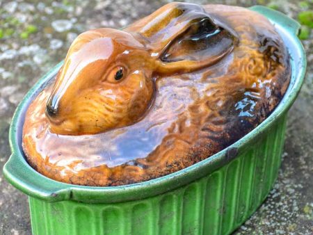 1930 s French tureen in the shape of a rabbit For Cheap