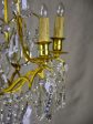 A small antique French crystal chandelier - 6 lights Cheap