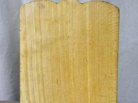 Vintage French cutting board with light colored timber Discount