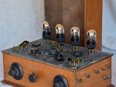 Antique French sea and air radio For Sale