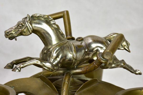 Mid - late 19th Century French horse themed bottle   condiment holder centerpiece Online Sale