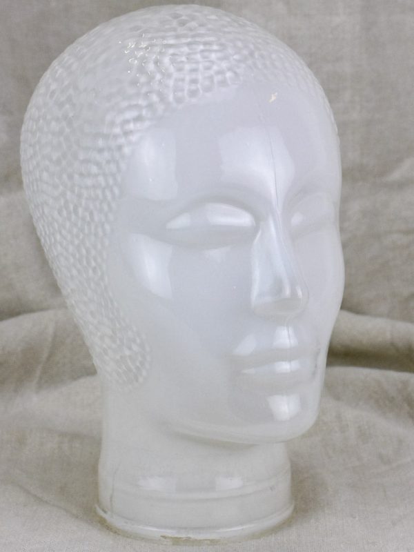 Early 20th Century opaque glass head on Sale