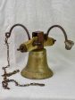 Antique French bell with chain For Discount