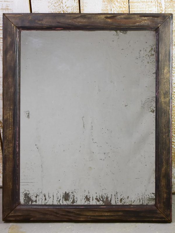 19th-century French mirror with painted pine frame 26  x 33¾  Online Hot Sale