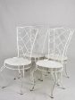 Set of four early 20th Century Parisian garden chairs For Cheap