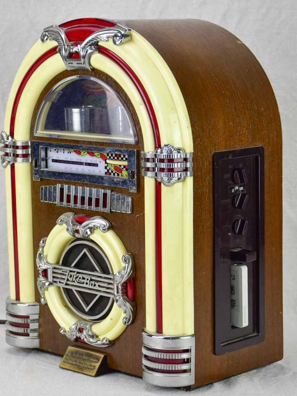 Miniature vintage juke box radio and cassette - functioning 14½  Online Sale