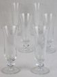 Collection of 6 antique French champagne flutes For Cheap