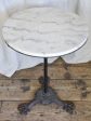 Antique Round Marble Claw Foot Bistro Table Online now