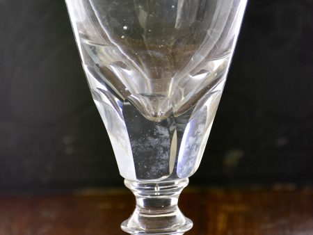 Set of eight antique absinthe glasses For Sale