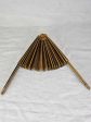 Antique French hand fan - straw Hot on Sale