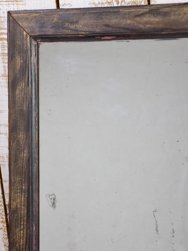 19th-century French mirror with painted pine frame 26  x 33¾  Online Hot Sale