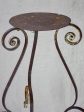 19th Century French wrought iron plant stand 39½  Online