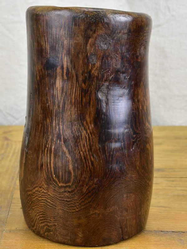 Primitive carved wooden pitcher Hot on Sale