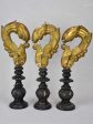 Collection of three salvaged gilt elements mounted on wooden supports 15¾  For Discount