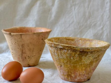 Two antique French pots for collecting resin and sap Online