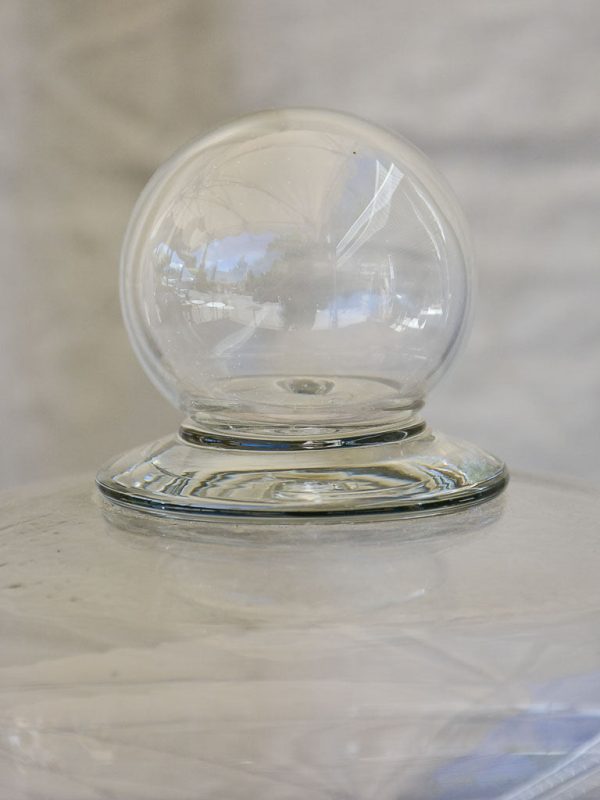 Antique Hand-Blown Glass Globe Cloche Hot on Sale