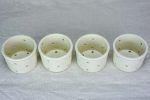 Collection of four white cheese molds #1 Hot on Sale