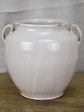 Antique French pot - white 8¾  Fashion