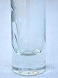 Mid-century crystal vase with engraved flower 8¼  Supply